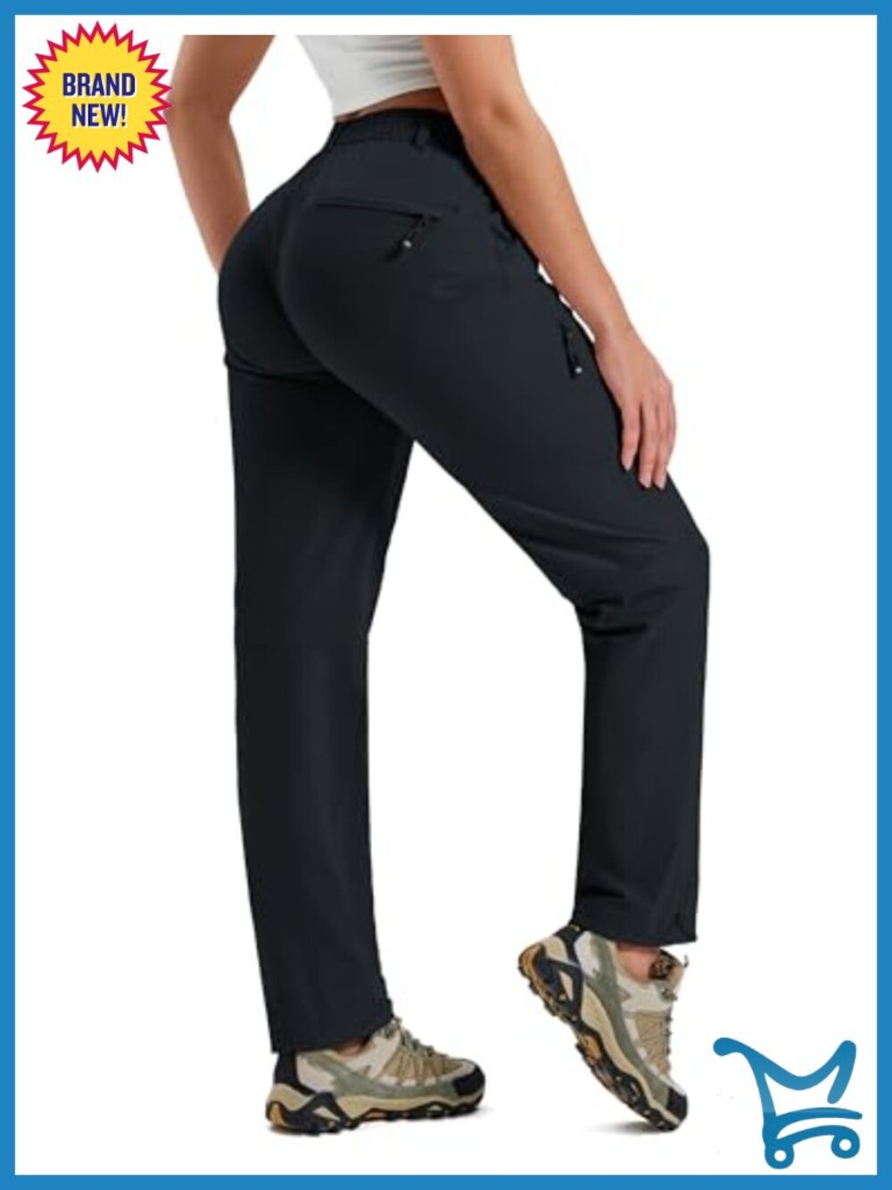 Women's Hiking Cargo Pants UPF 50 Lightweight Quick Dry 5 Pocket